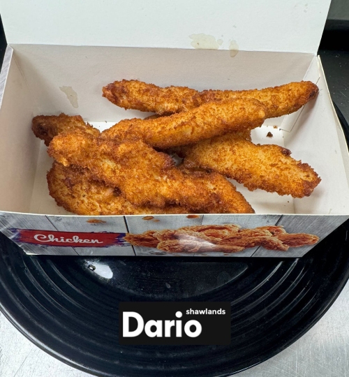 Crispy Chickens Served at Dario Pizzeria Shawlands 