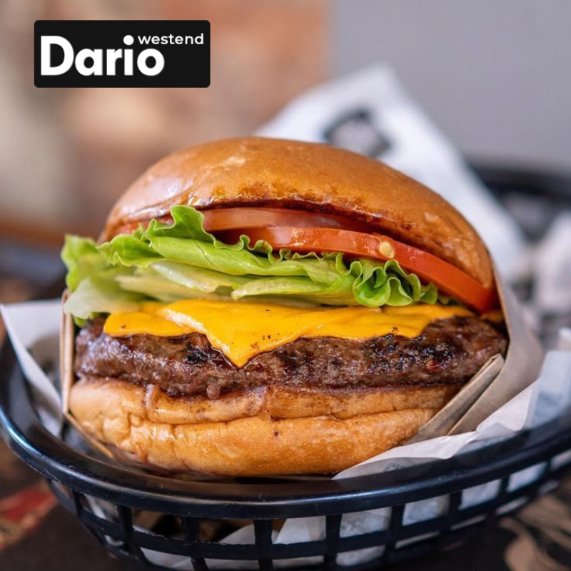American Burgers Served at Dario Pizzeria West End 