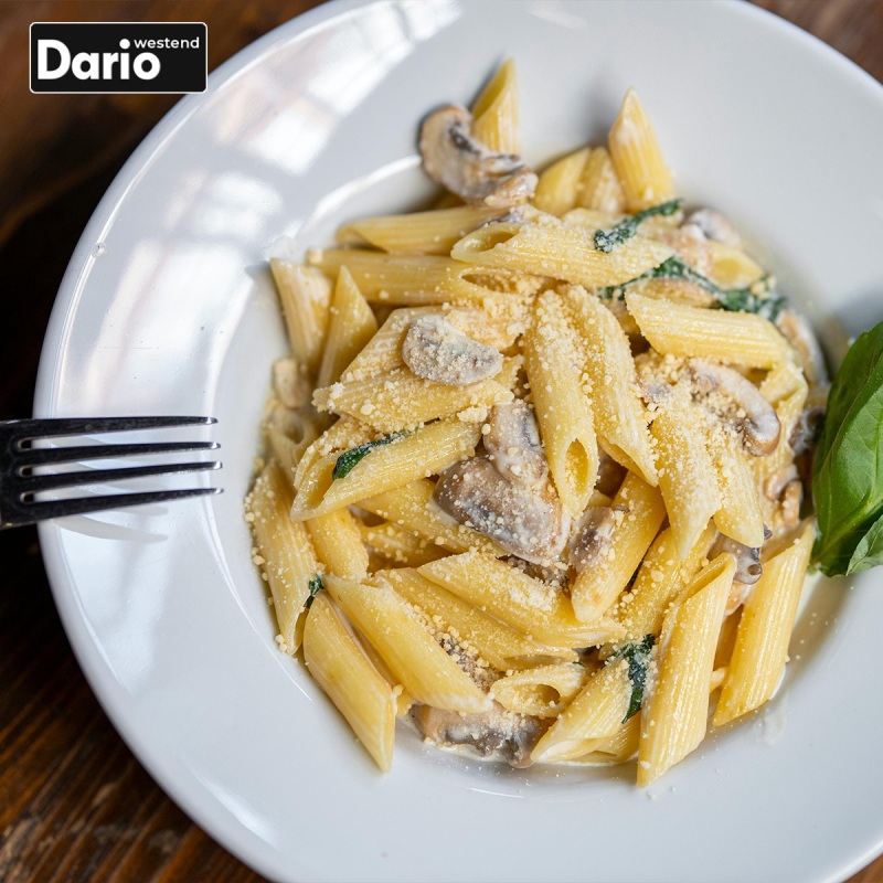 Cheesy Pastas Served at Dario Pizzeria West End 